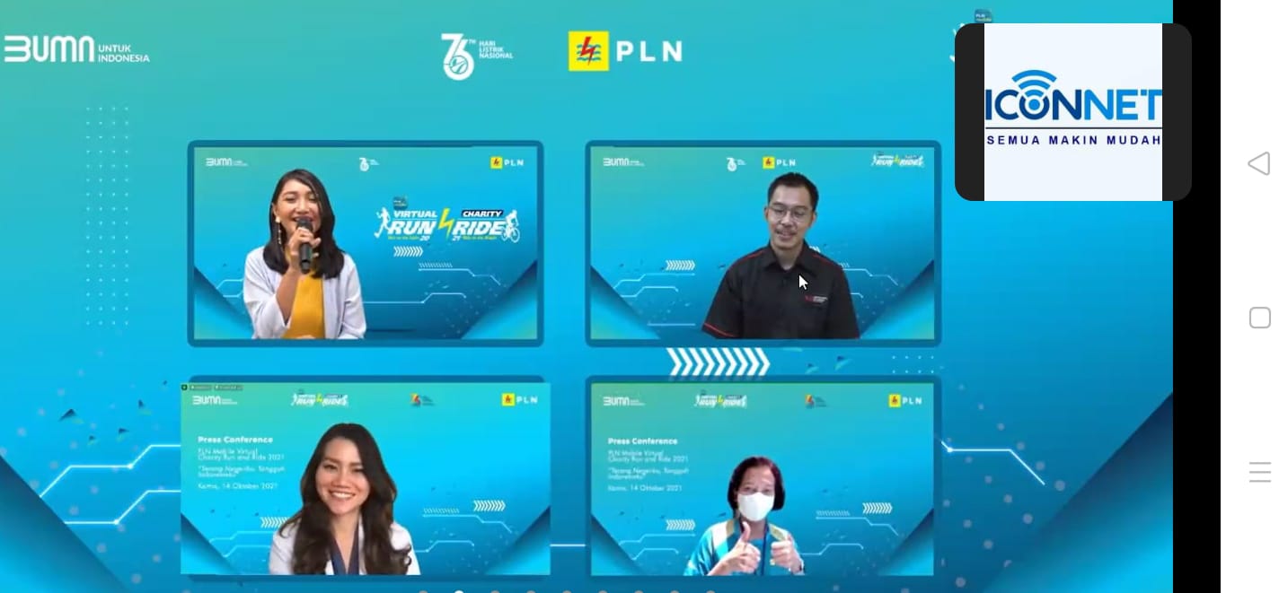 Bantu sambung listrik warga tidak mampu, PLN gelar PLN Mobile Virtual Charity Run and Ride