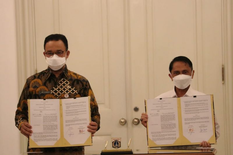 DKI jalin kerja sama ekonomi dengan Pemkab Gorontalo dan Blitar DKI jalin kerja sama ekonomi dengan Pemkab Gorontalo dan Blitar