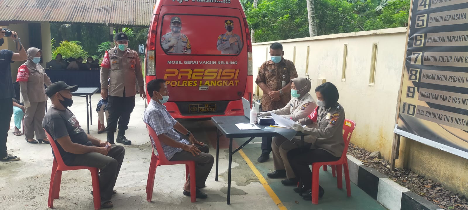 KPCPEN: 805.350 target vaksinasi di Kabupaten Langkat 
