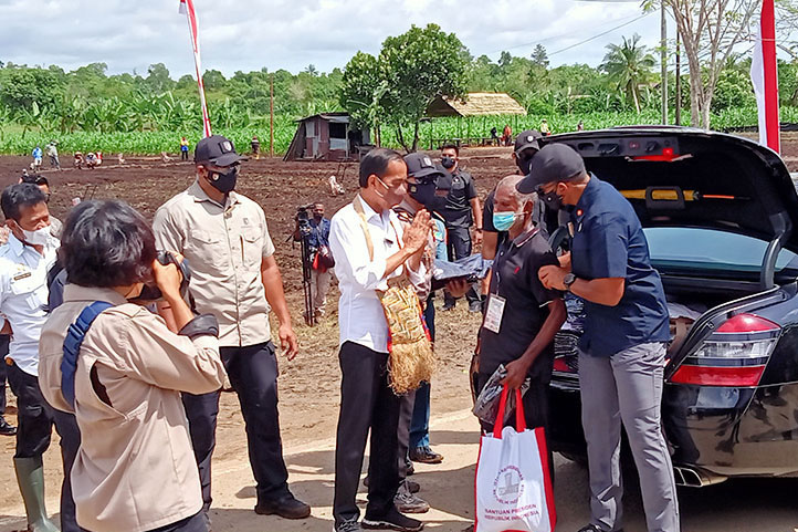 Presiden Joko Widodo apresiasi percepatan vaksinasi di Papua Barat