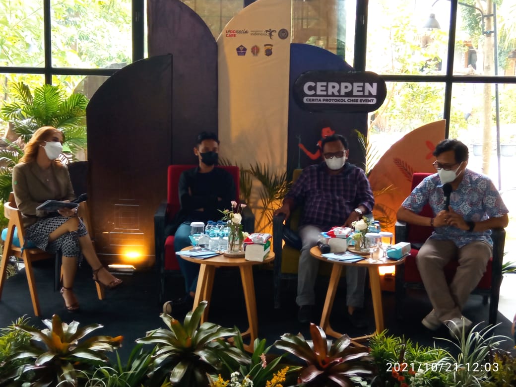 Bangkitkan bisnis event di Yogya, Kemenparekraf sosialisasikan CHSE CERPEN Bangkitkan bisnis event di Yogya, Kemenparekraf sosialisasikan CHSE CERPEN