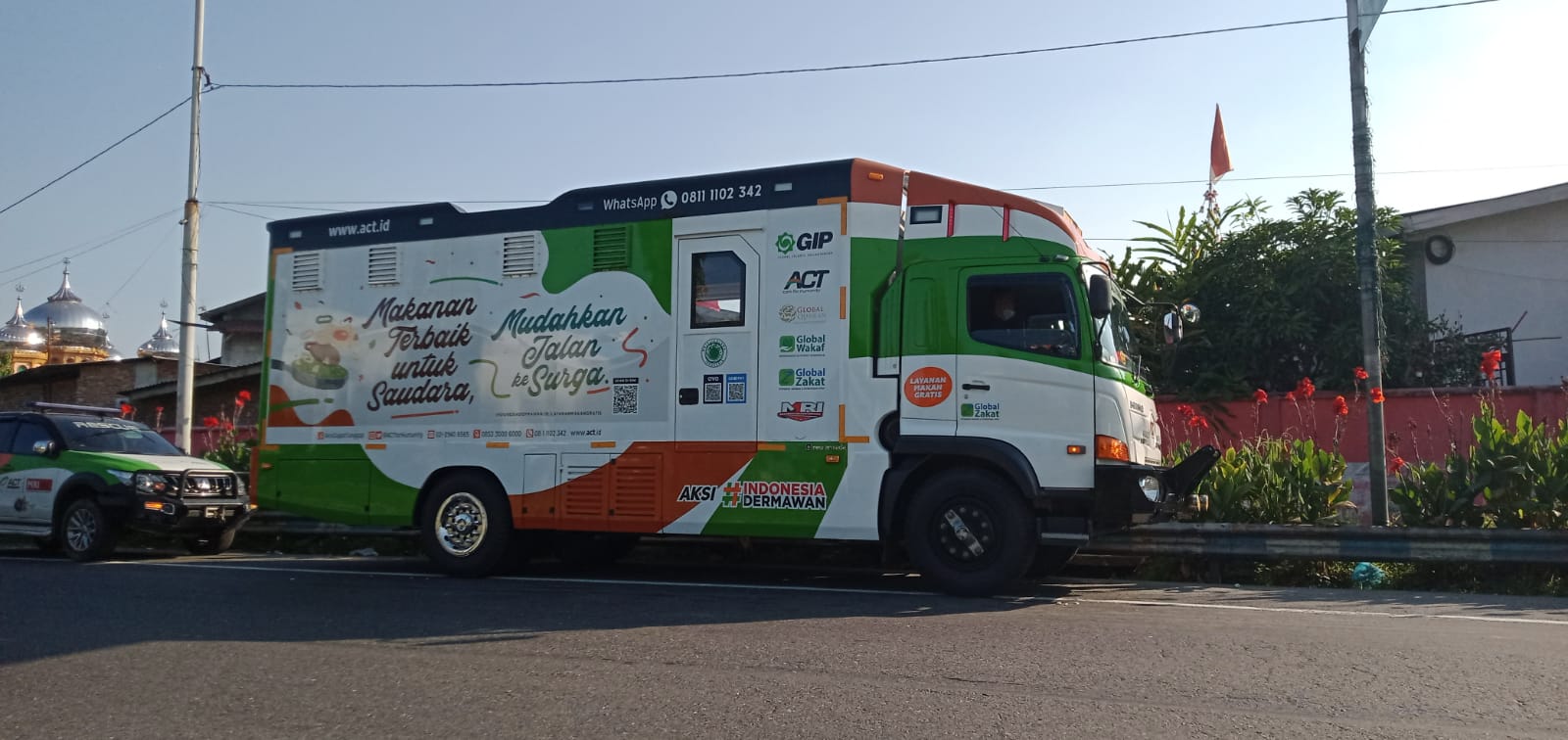 Tiba di Medan, Food Truck ACT siap sajikan makan gratis untuk warga Tiba di Medan, Food Truck ACT siap sajikan makan gratis untuk warga