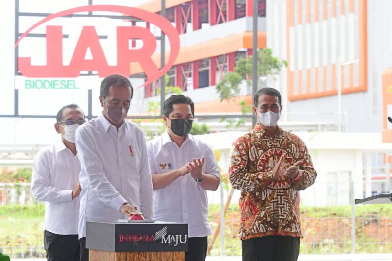 Presiden Jokowi sebut produksi biodiesel hemat devisa Rp56 triliun Presiden Jokowi sebut produksi biodiesel hemat devisa Rp56 triliun