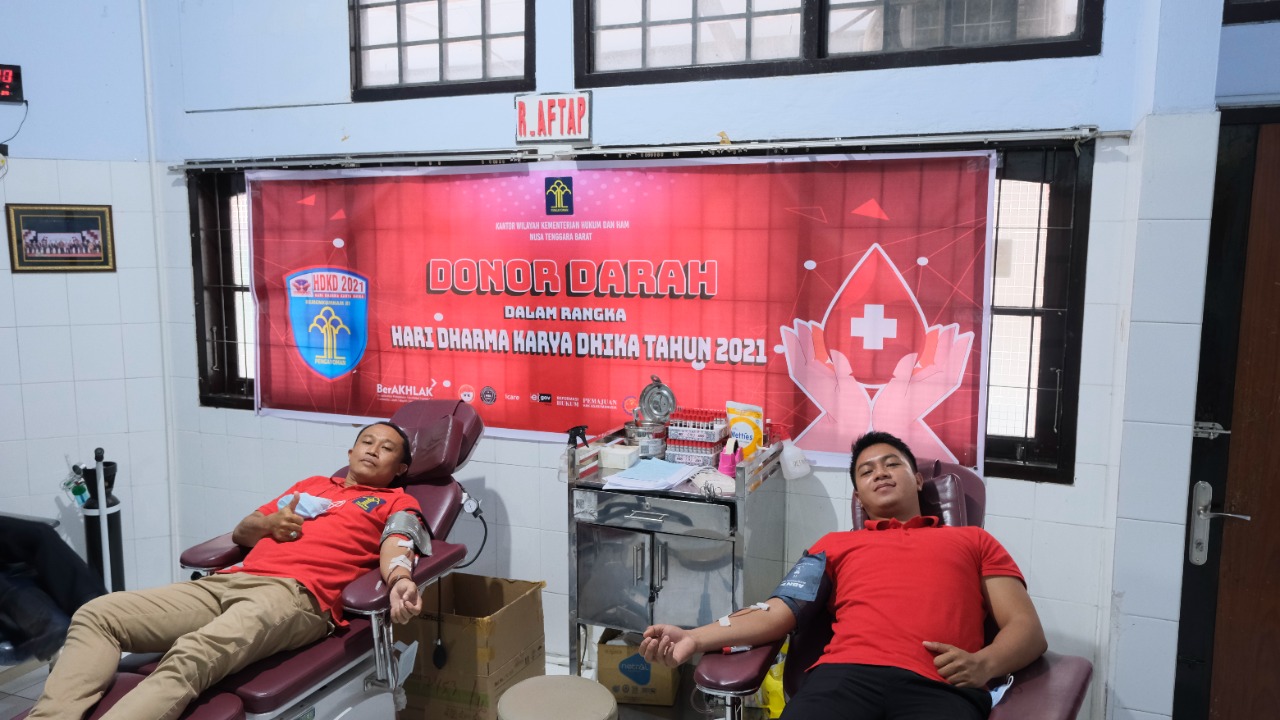Ribuan ASN Kemenkumham donor darah Ribuan ASN Kemenkumham donor darah