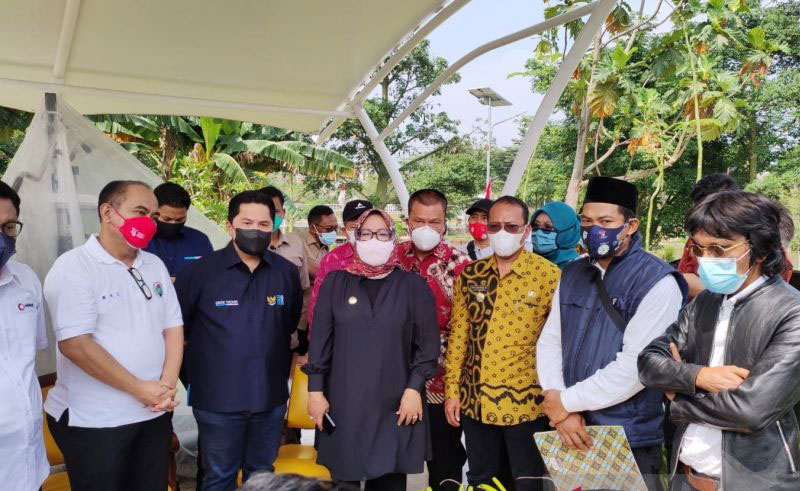 Erick Thohir resmikan desa wisata di Bogor