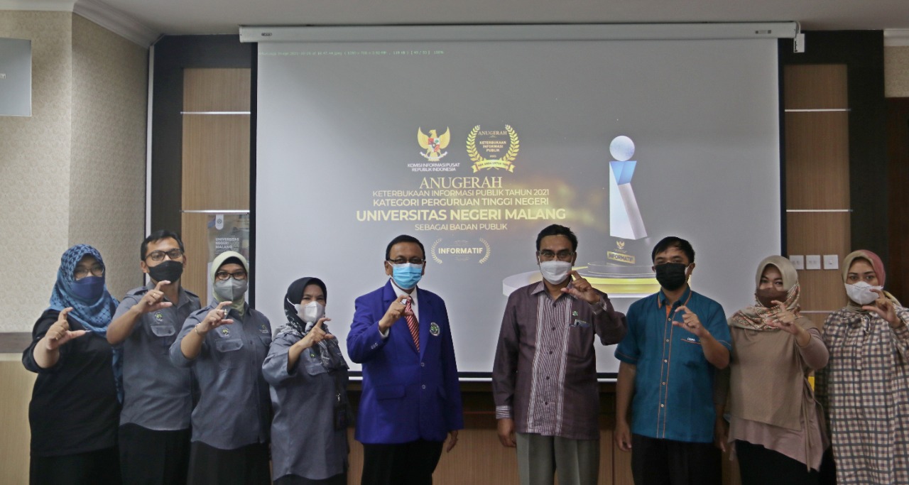 UM kembali raih Anugerah Keterbukaan Informasi Publik kategori Informatif UM kembali raih Anugerah Keterbukaan Informasi Publik kategori Informatif