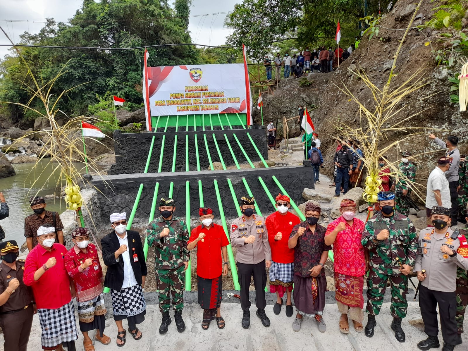 Pangdam Udayana bangun pompa hidram di Tabanan, Gubernur Bali siapkan APBD lanjutan