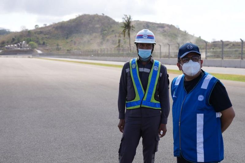 PT PP bangun lintasan Sirkuit Mandalika sesuai standar FIM PT PP bangun lintasan Sirkuit Mandalika sesuai standar FIM