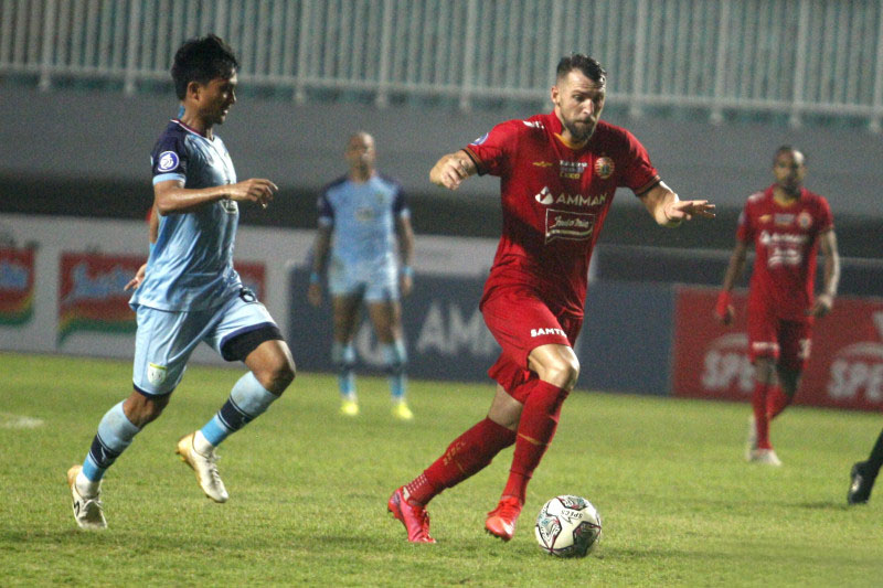 Penalti Marko Simic amankan tiga poin bagi Persija kontra Persiraja Penalti Marko Simic amankan tiga poin bagi Persija kontra Persiraja
