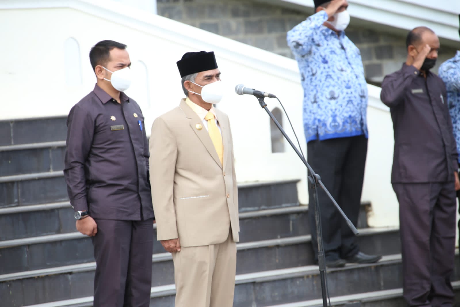 Pemkab Aceh Utara peringati Hari Kesaktian Pancasila secara sederhana Pemkab Aceh Utara peringati Hari Kesaktian Pancasila secara sederhana