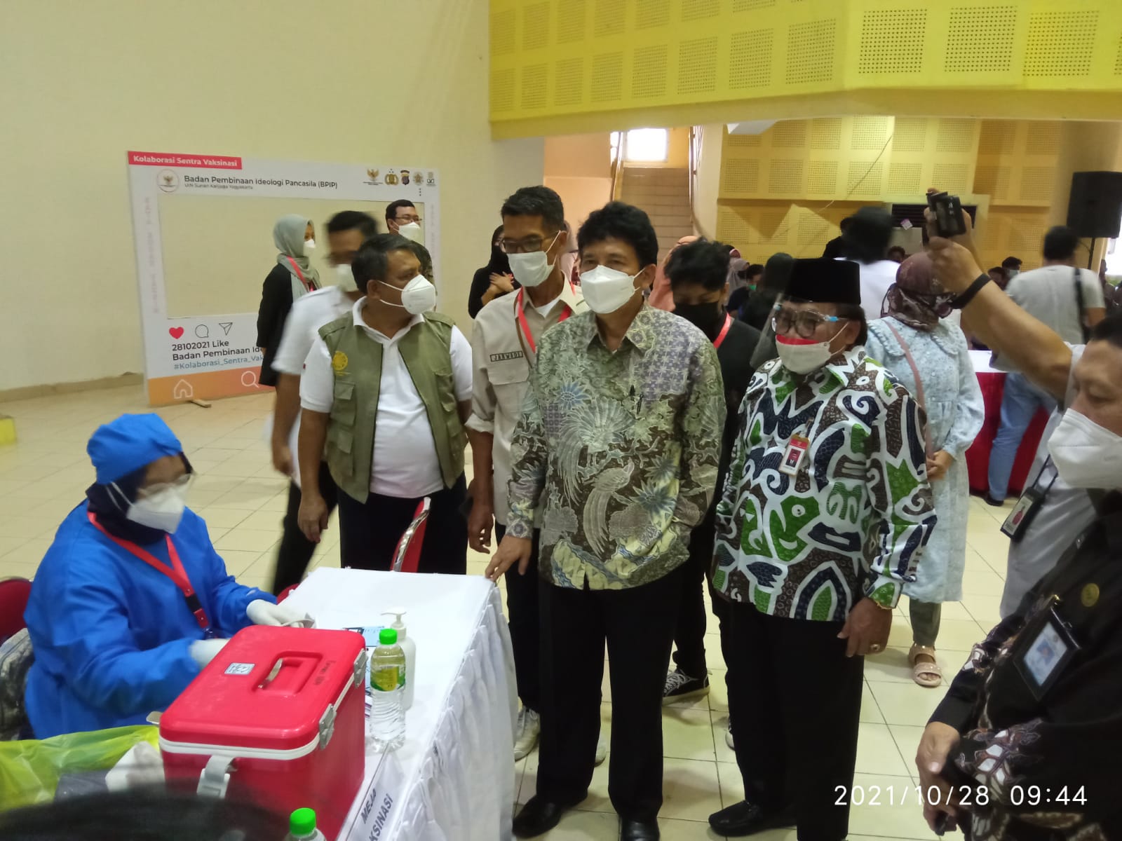 Peringati Sumpah Pemuda, BPIP gelar vaksinasi di UIN Sunan Kalijaga Yogyakarta Peringati Sumpah Pemuda, BPIP gelar vaksinasi di UIN Sunan Kalijaga Yogyakarta