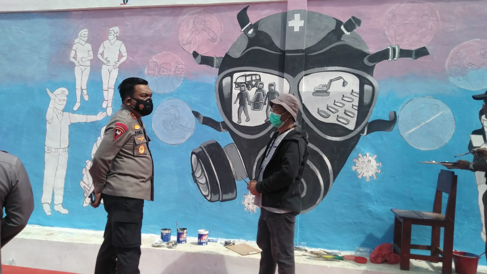 Dukung karya anak bangsa, Polda Sumut gelar Bhayangkara Mural Festival 2021