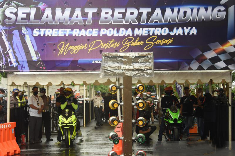 Polda Metro Jaya gelar ajang balap jalanan seri keempat di Kemayoran
