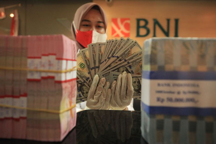 Rupiah Rabu pagi melemah 7 poin