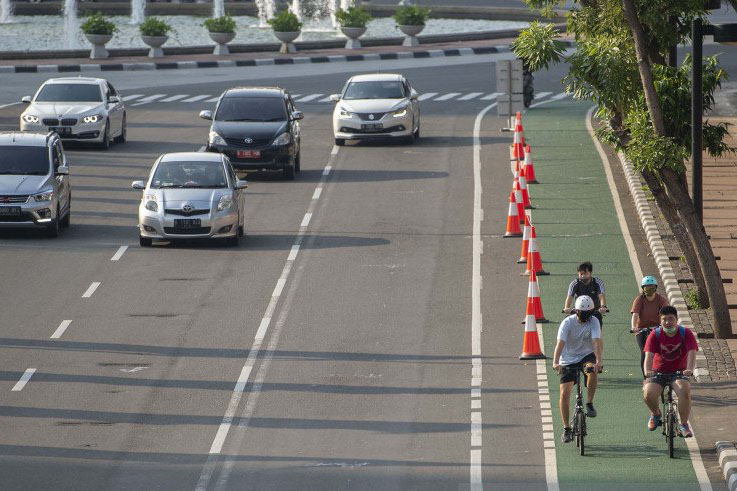 Pemprov DKI miliki jalur sepeda sepanjang 309,5 kilometer Pemprov DKI miliki jalur sepeda sepanjang 309,5 kilometer