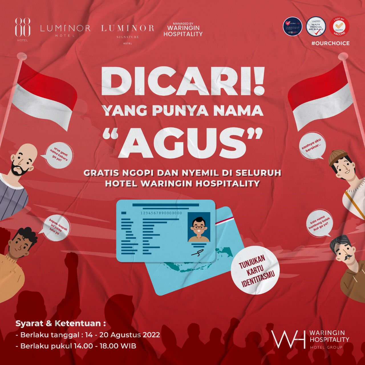 Dicari yang punya nama Agus! Dicari yang punya nama Agus!