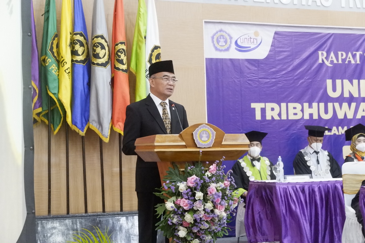 Menko PMK ingatkan tantangan UNITRI tidak ringan Menko PMK ingatkan tantangan UNITRI tidak ringanÂ