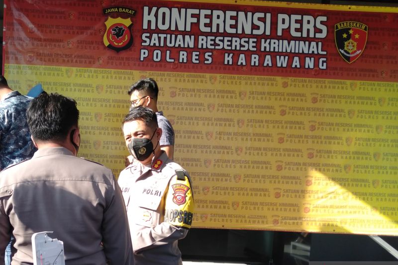 Polres Karawang bongkar praktik perjudian di enam TKP