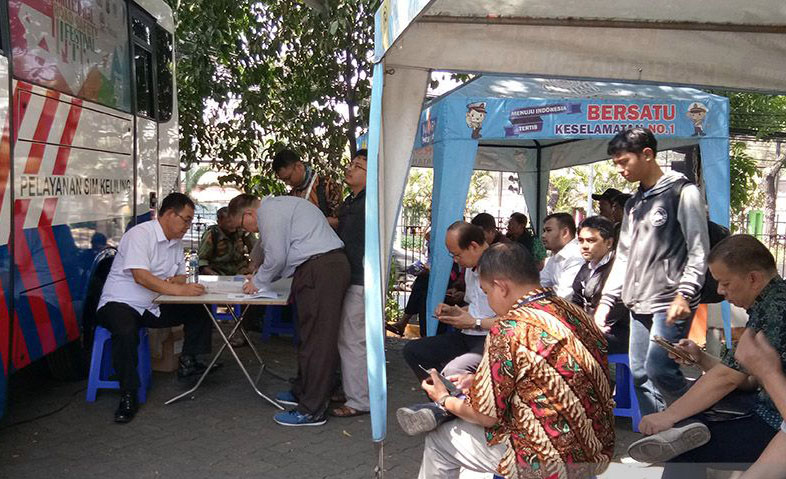 Polda Metro buka SIM Keliling di lima titik Jakarta