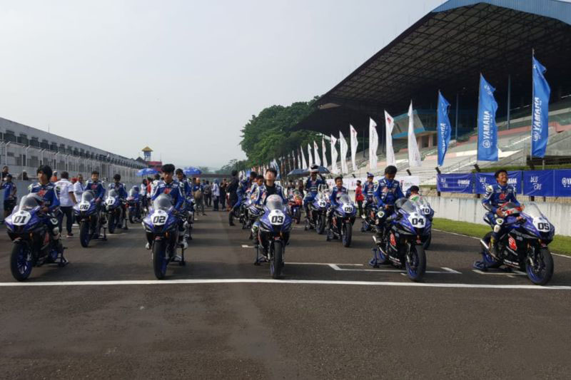 Pebalap nasional kembali tampil di seri kedua Yamaha Sunday Race 2022
