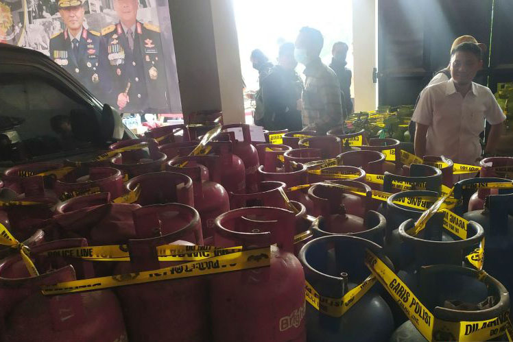Polresta Bandung ungkap penyalahgunaan LPG rugikan negara Rp360 juta