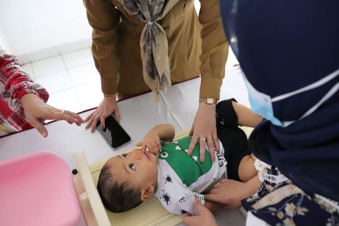Dinkes: Gejala demam usai imunisasi cukup diberikan obat penurun panas Dinkes: Gejala demam usai imunisasi cukup diberikan obat penurun panas