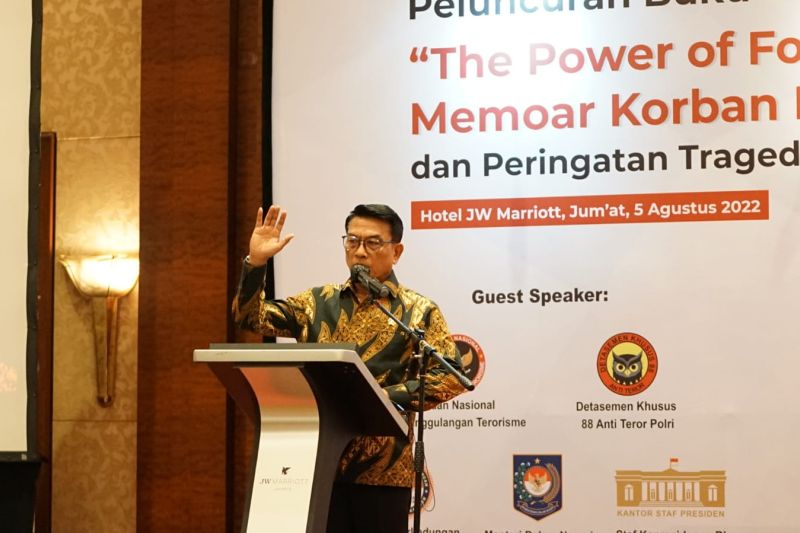 Moeldoko tegaskan terorisme tidak berkaitan dengan ajaran agama