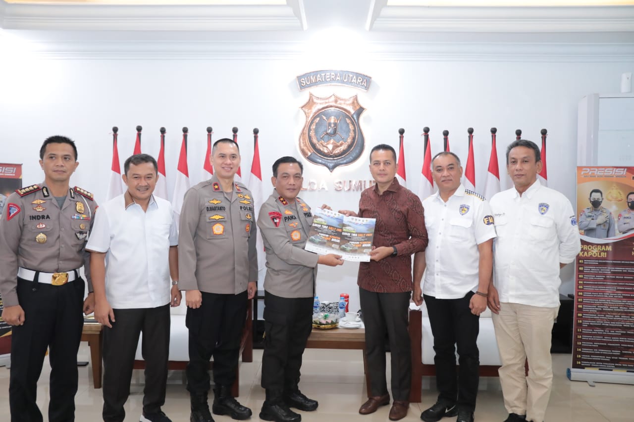 Kapolda Sumut dukung Danau Toba Rally 2022 Kapolda Sumut dukung Danau Toba Rally 2022