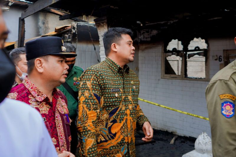 Wali Kota Medan pastikan korban kebakaran di Belawan terima bantuan Wali Kota Medan pastikan korban kebakaran di Belawan terima bantuan