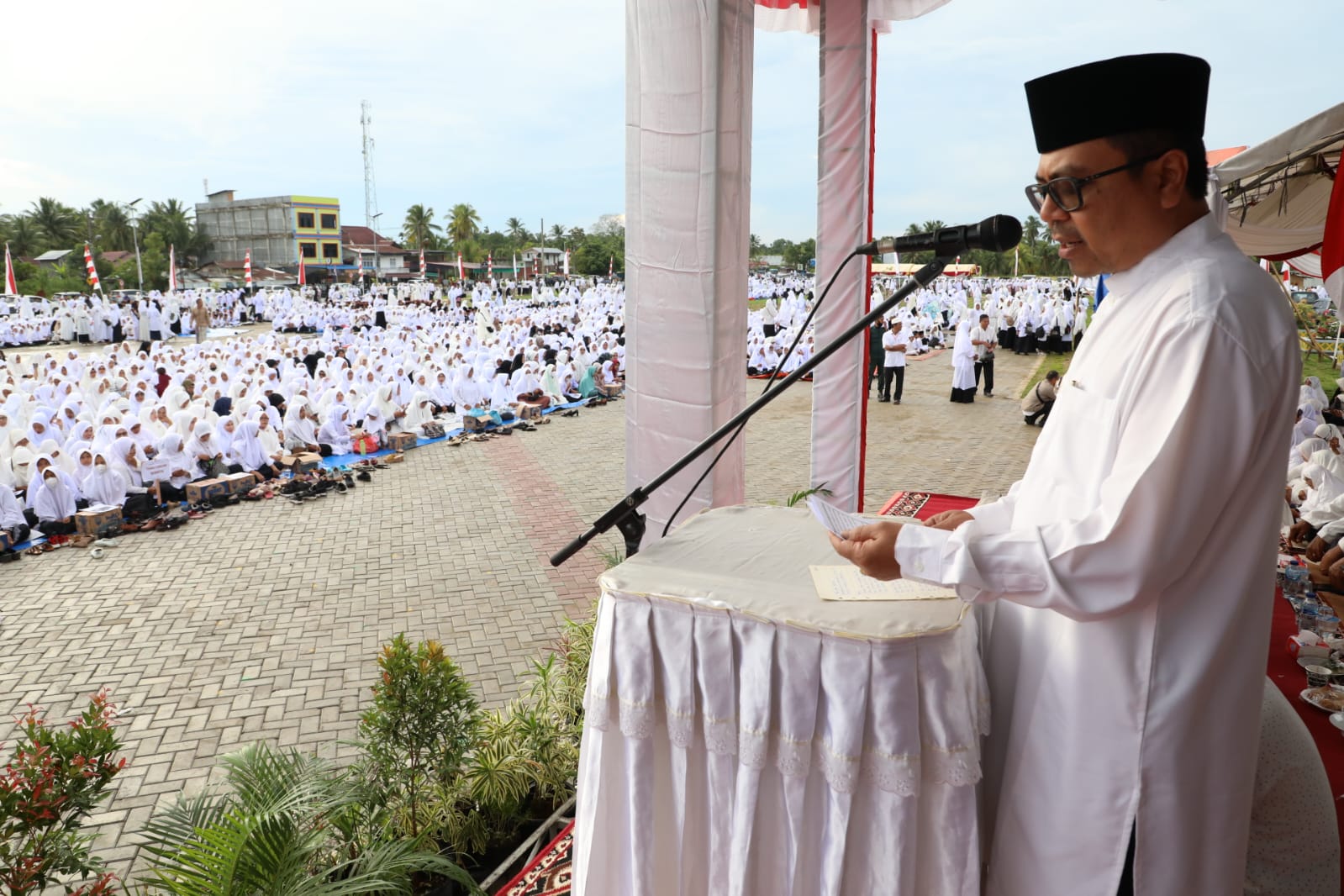 Sepuluh ribu jamaah hadiri Aceh Utara Berzikir dalam rangka HUT ke-77 RI