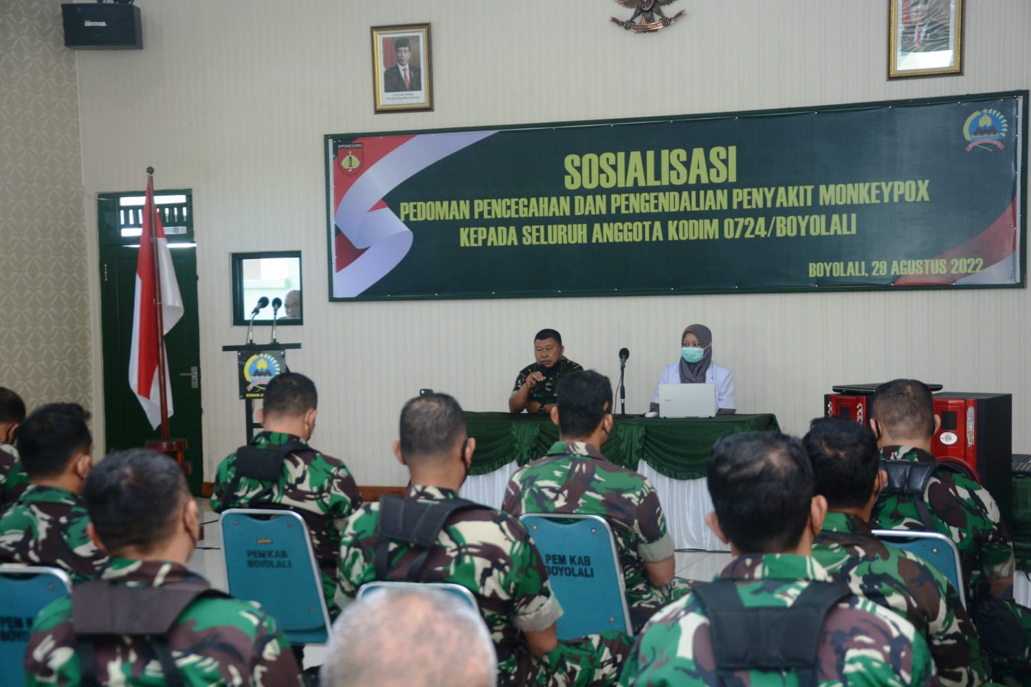 Kodim 0724/Boyolali sosialisasikan penyakit cacar monyet