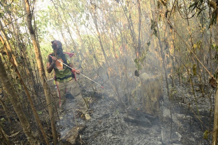 90 titik panas terdeteksi di wilayah Kalimantan Timur
