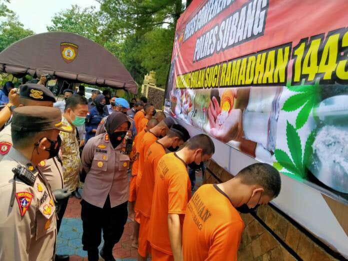 Satnarkoba Polres Subang ungkap 12 kasus peredaran narkotika Satnarkoba Polres Subang ungkap 12 kasus peredaran narkotika