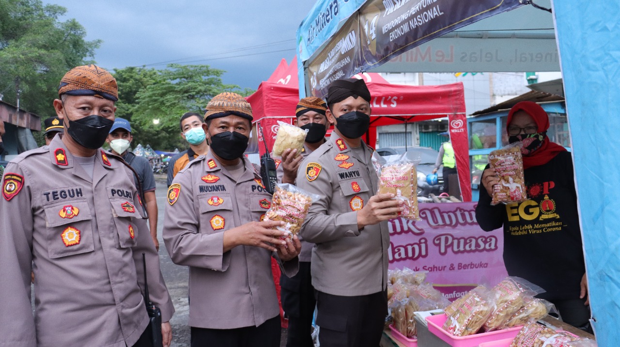 Tampung UMKM, Pospam Kartasura dilengkapi bazar lebaran Tampung UMKM, Pospam Kartasura dilengkapi bazar lebaran