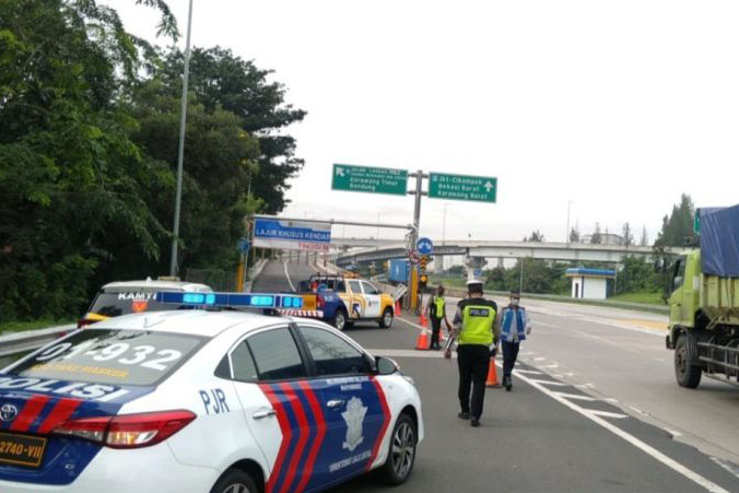 Jasa Marga tutup Tol Layang MBZ urai kepadatan