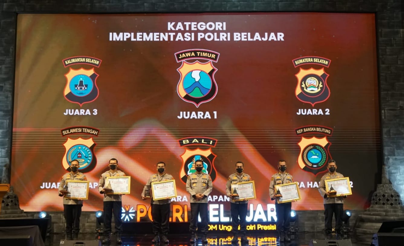 Biro SDM Polda Jatim raih juara satu Implementasi Polri Belajar Biro SDM Polda Jatim raih juara satu Implementasi Polri Belajar