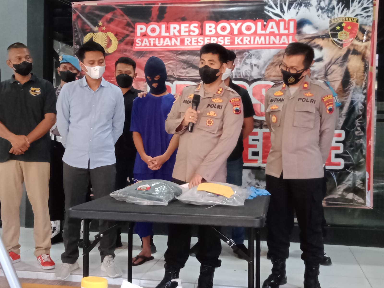 Polres Boyolali tangkap geng klitih bacok warga Polres Boyolali tangkap geng klitih bacok warga