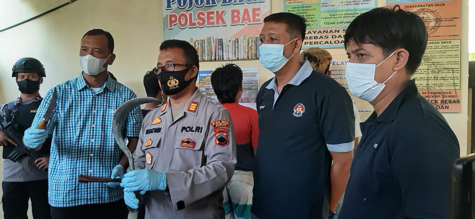 Sigap, Polsek Bae bekuk empat pelaku pengeroyokan bersenjata tajam Sigap, Polsek Bae bekuk empat pelaku pengeroyokan bersenjata tajam