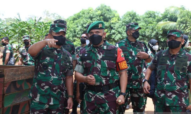 Kasad cek prajurit yang bertugas Pamtas RI-Papua Nugini