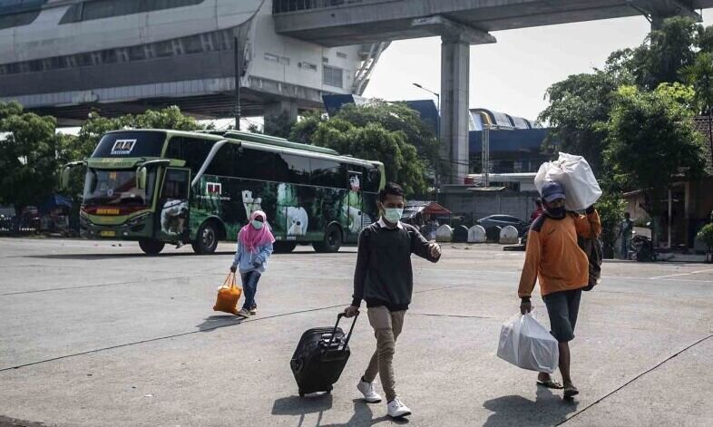 Belum ada lonjakan jumlah penumpang mudik di Terminal Kampung Rambutan Belum ada lonjakan jumlah penumpang mudik di Terminal Kampung Rambutan