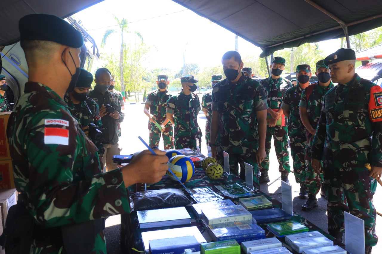 Pangdam VI/MLW cek kesiapan Yonif Raider 600/Modang Pangdam VI/MLW cek kesiapan Yonif Raider 600/Modang