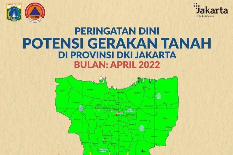 BPBD DKI ingatkan 10 kecamatan rawan tanah bergerak