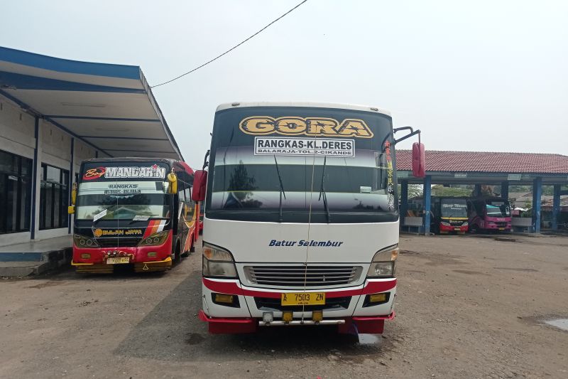 Arus mudik di Terminal Bus Mandala Rangkasbitung masih sepi Arus mudik di Terminal Bus Mandala Rangkasbitung masih sepi