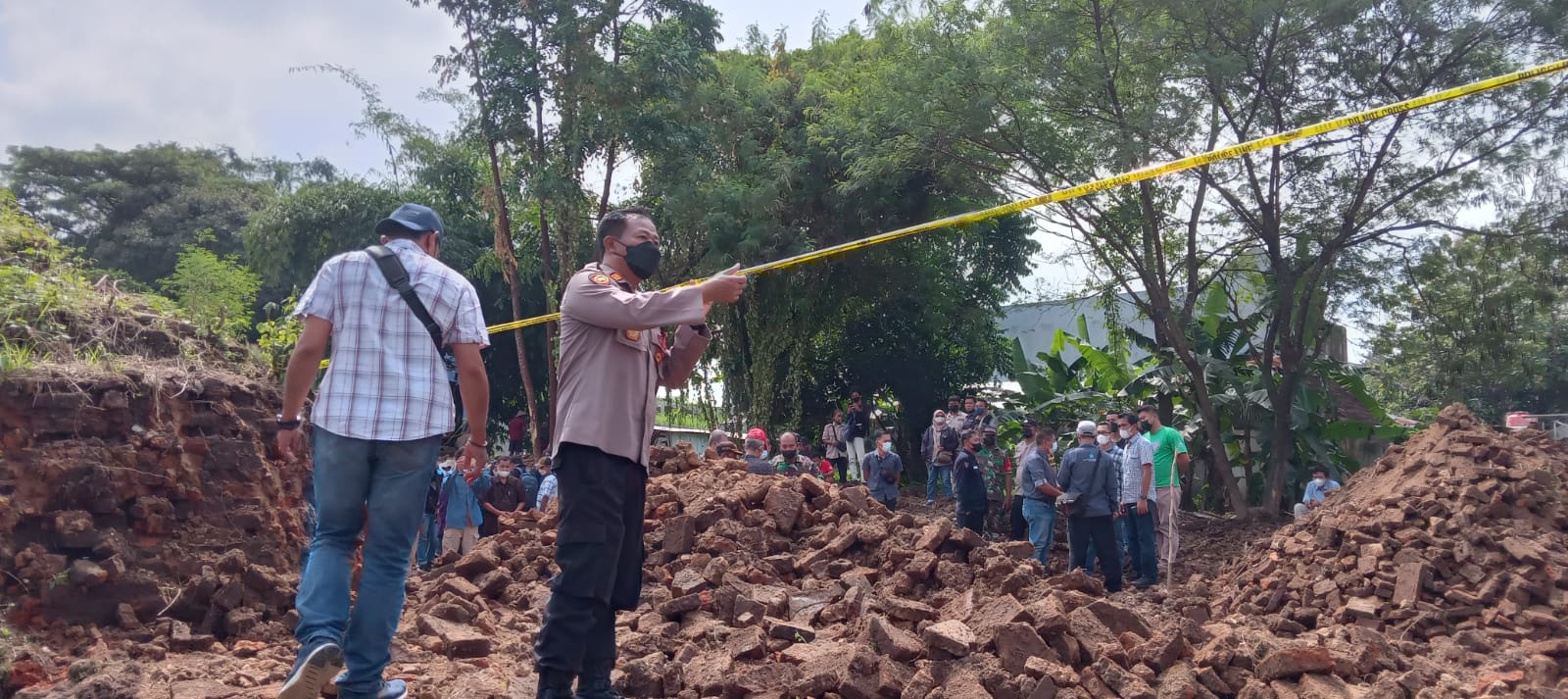 Polisi usut perusakan cagar budaya tembok benteng Keraton Kartasura