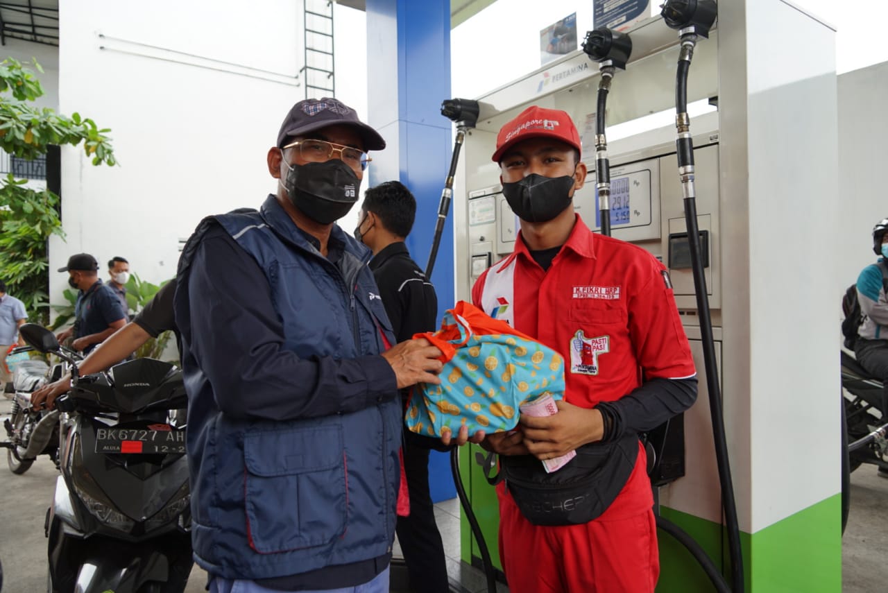 Direktur Logistik dan Infrastruktur Pertamina sidak ke SPBU dan FT Medan Group