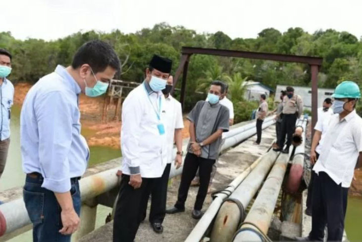 PDAM Tirta Kepri perbaiki kerusakan pompa penyedot air PDAM Tirta Kepri perbaiki kerusakan pompa penyedot air