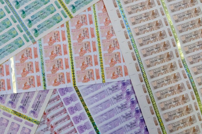 Peruri cetak pita cukai dengan TKDN 100 persen Peruri cetak pita cukai dengan TKDN 100 persen