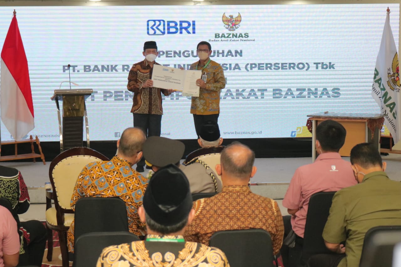 BAZNAS resmikan UPZ Bank Rakyat Indonesia BAZNAS resmikan UPZ Bank Rakyat Indonesia