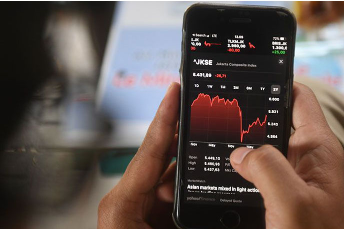 IHSG Rabu dibuka melemah 20,44 poin