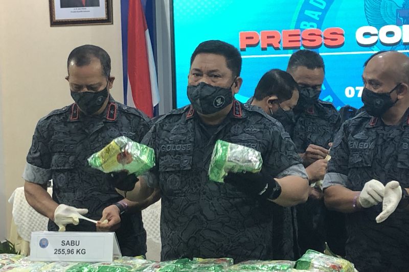 BNN gagalkan peredaran 255,96 kg sabu-sabu asal Segitiga Emas
